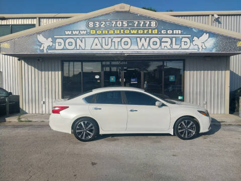 2016 Nissan Altima for sale at Don Auto World in Houston TX