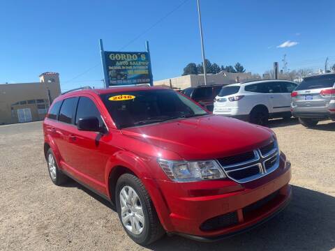 2016 Dodge Journey for sale at Gordos Auto Sales in Deming NM