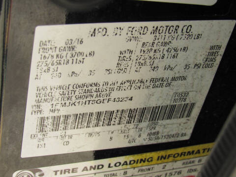 2016 Ford Expedition EL XLT