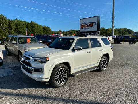 2015 Toyota 4Runner for sale at Billy Ballew Motorsports in Dawsonville GA
