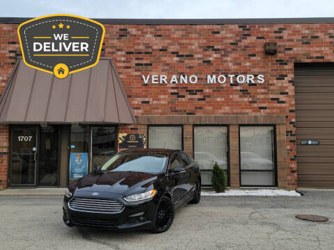 2016 Ford Fusion for sale at Verano Motors in Addison IL