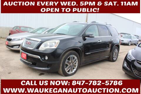2011 GMC Acadia for sale at Waukegan Auto Auction in Waukegan IL