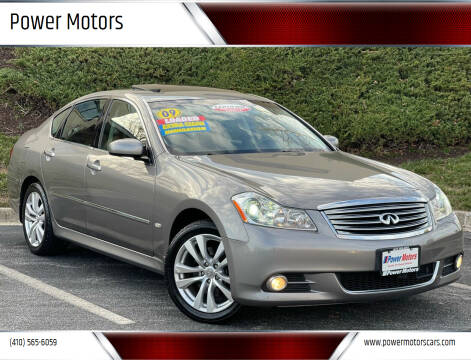 2009 Infiniti M35 for sale at Power Motors in Halethorpe MD