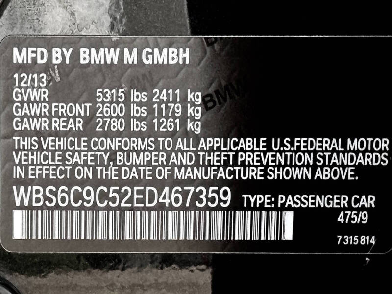 2014 BMW M6 Gran Coupe