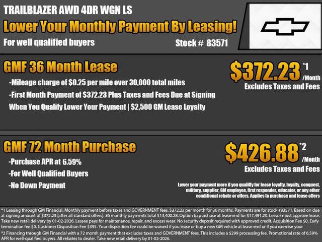 2026 Chevrolet TrailBlazer LS