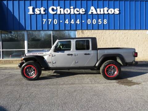 2020 Jeep Gladiator for sale at Southern Auto Solutions - 1st Choice Autos in Marietta GA