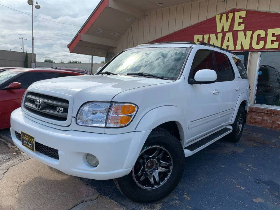 2003 Toyota Sequoia for sale at Caspian Auto Sales in Oklahoma City, OK