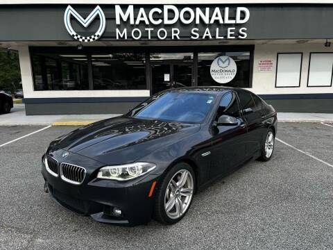 2014 BMW 5 Series for sale at MacDonald Motor Sales in High Point NC