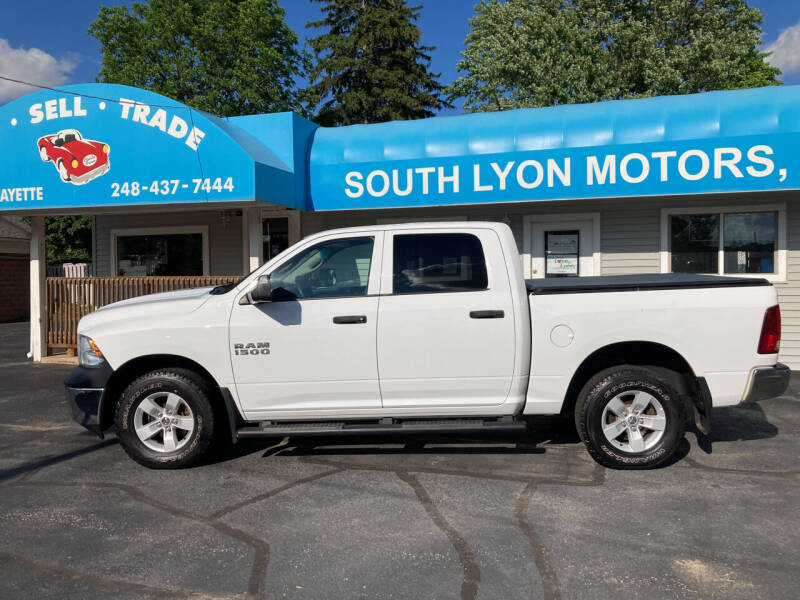 2016 RAM 1500 for sale at South Lyon Motors INC in South Lyon MI