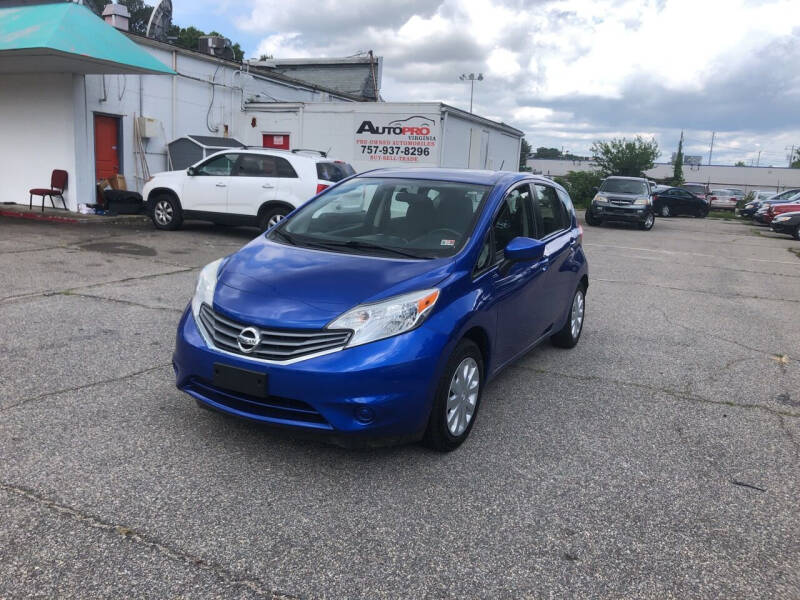 2015 Nissan Versa Note for sale at AutoPro Virginia LLC in Virginia Beach VA