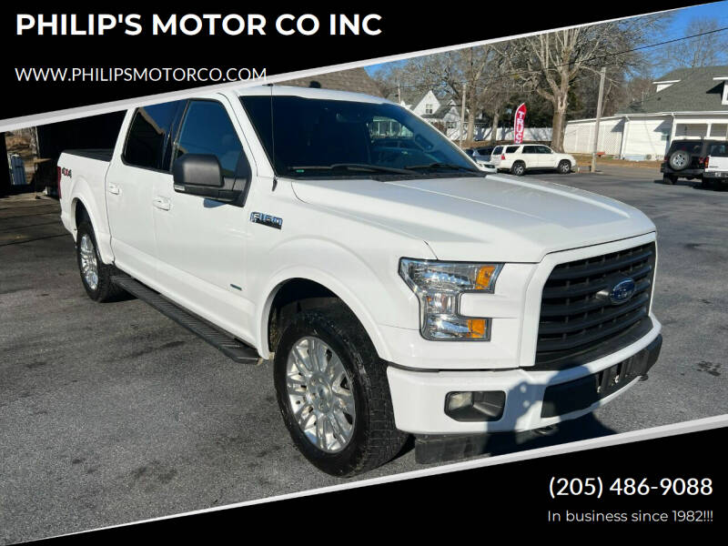 2017 Ford F-150 for sale at PHILIP'S MOTOR CO INC in Haleyville AL