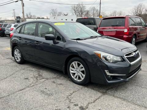 2016 Subaru Impreza for sale at MetroWest Auto Sales in Worcester MA