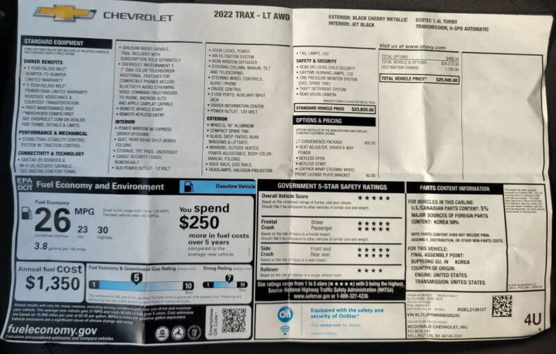 2022 Chevrolet Trax LT