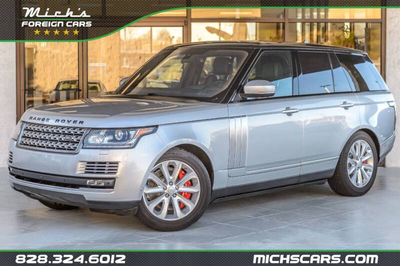 2016 Land Rover Range Rover for sale at Mich's Foreign Cars in Hickory NC