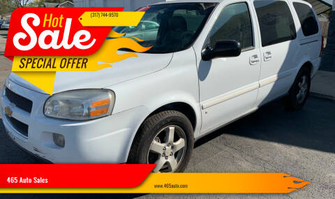 2007 Chevrolet Uplander for sale at 465 Auto Sales in Indianapolis IN