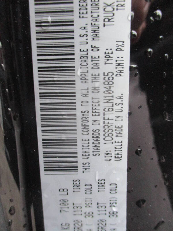 2020 RAM 1500 Lone Star