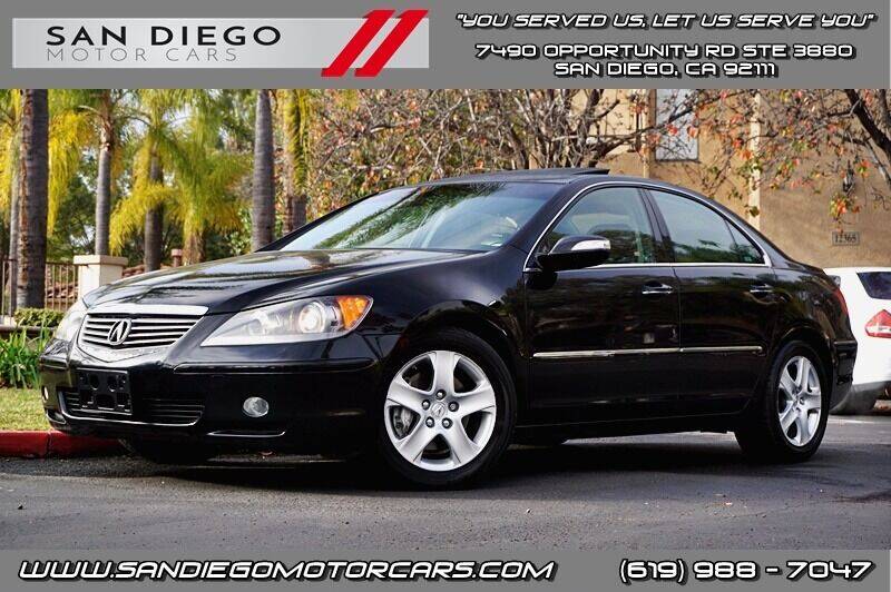 2008 Acura RL for sale at San Diego Motor Cars LLC in Spring Valley CA