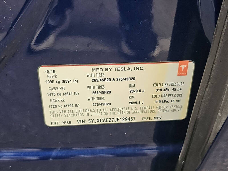 2018 Tesla Model X 75D