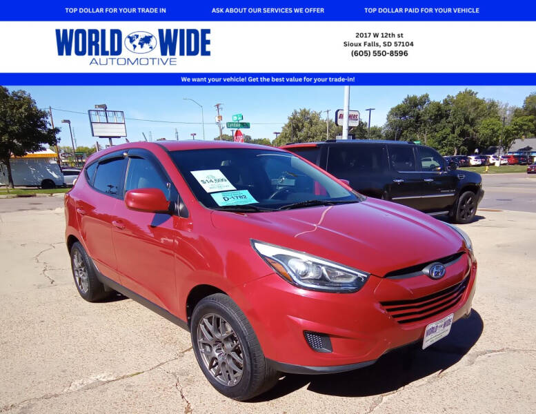 2015 Hyundai Tucson for sale at World Wide Automotive in Sioux Falls SD
