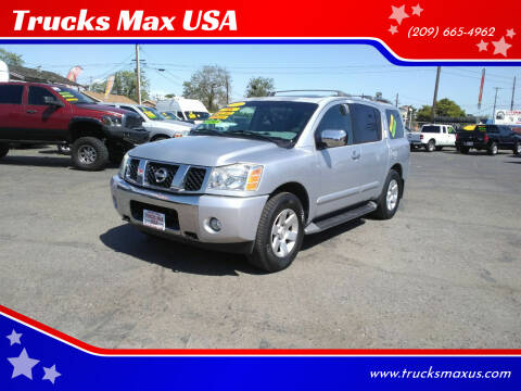 2004 Nissan Armada for sale at Trucks Max USA in Manteca CA