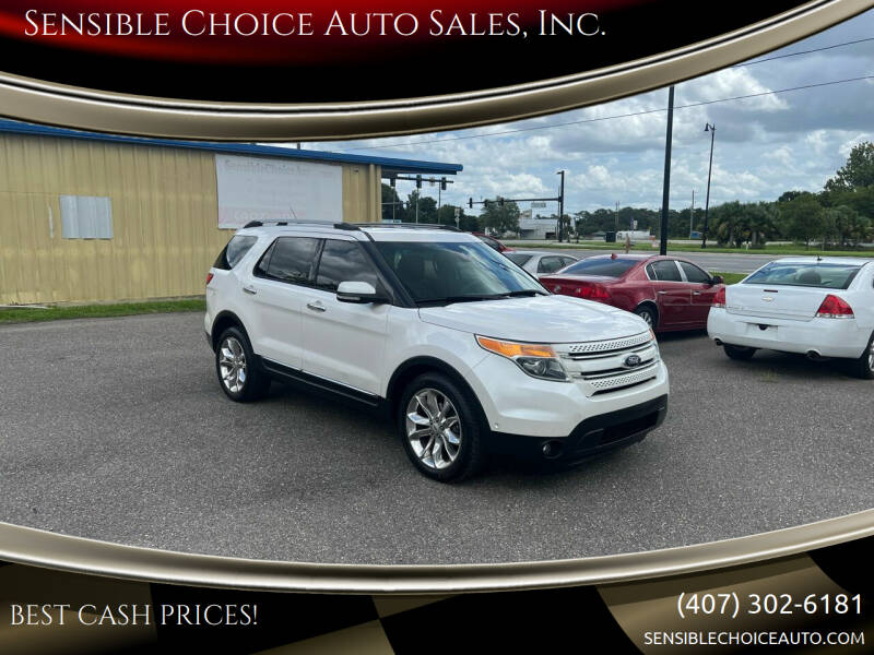 2013 Ford Explorer for sale at Sensible Choice Auto Sales, Inc. in Longwood FL
