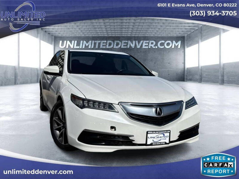 2015 Acura TLX for sale at Unlimited Auto Sales in Denver CO