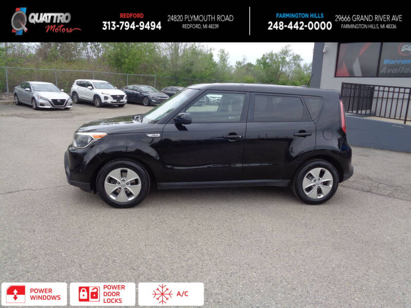 2015 Kia Soul for sale at Quattro Motors 2 in Farmington Hills MI