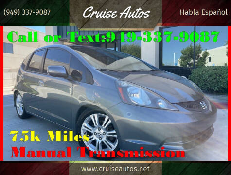 2013 Honda Fit for sale at Cruise Autos in Corona CA