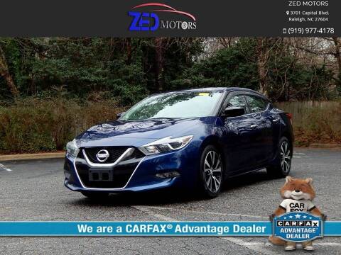 2018 Nissan Maxima for sale at Zed Motors in Raleigh NC