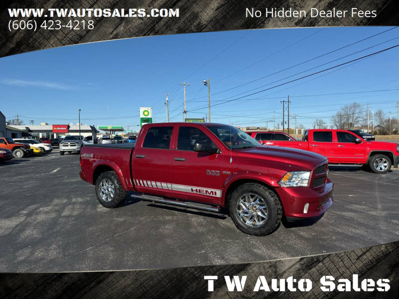 2013 RAM 1500 for sale at T W Auto Sales in Science Hill KY