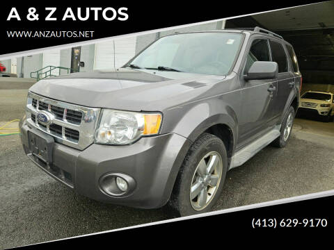 2011 Ford Escape for sale at A & Z AUTOS in Westfield MA