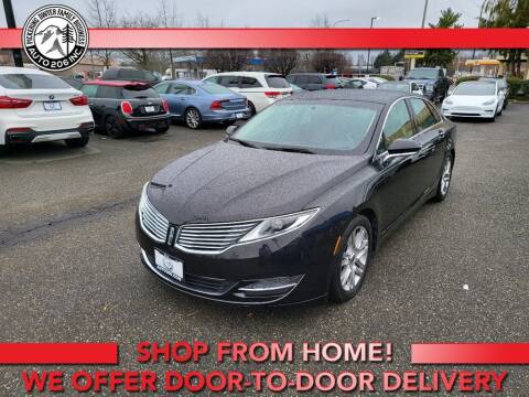 2013 Lincoln MKZ for sale at Auto 206, Inc. in Kent WA