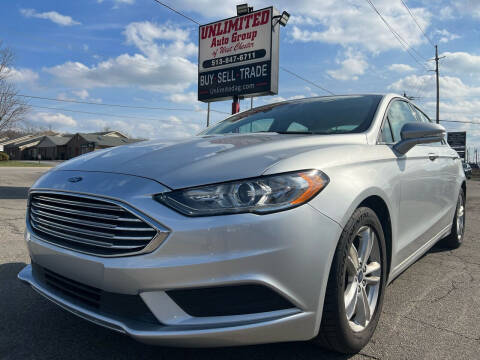 2018 Ford Fusion for sale at Unlimited Auto Group in West Chester OH