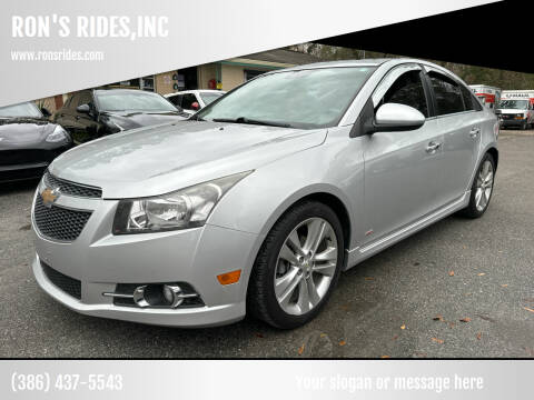 2014 Chevrolet Cruze for sale at RON'S RIDES,INC in Bunnell FL