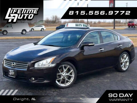 2010 Nissan Maxima for sale at Lifetime Auto in Dwight IL