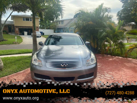 2010 Infiniti G37 Sedan for sale at ONYX AUTOMOTIVE, LLC in Largo FL