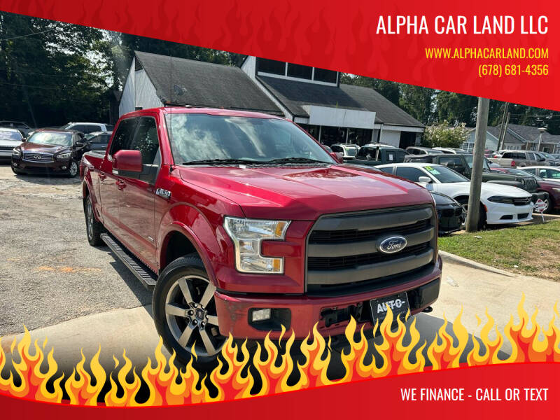 2016 Ford F-150 for sale at Alpha Car Land LLC in Snellville GA