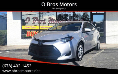 2018 Toyota Corolla for sale at O Bros Motors in Marietta GA