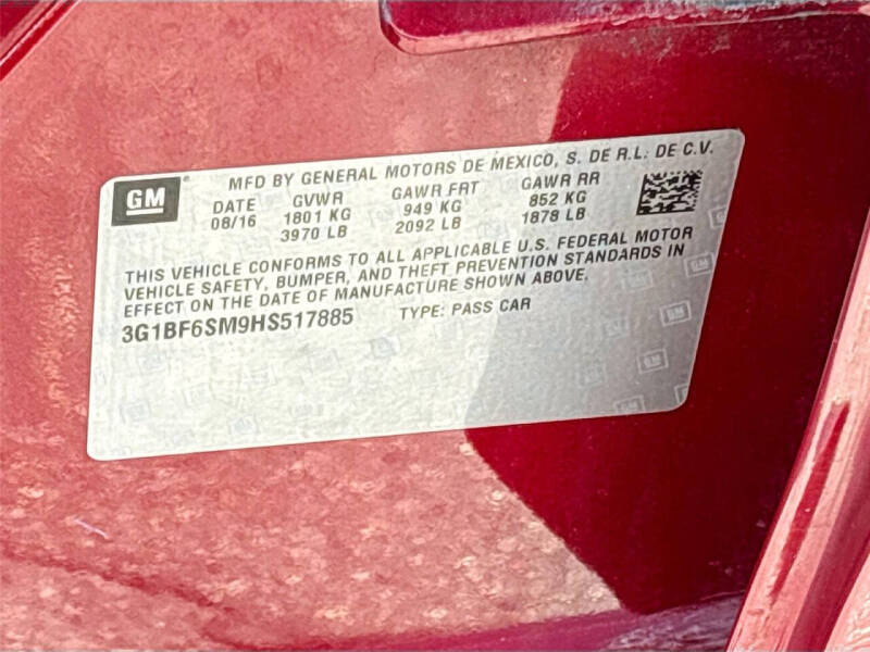 2017 Chevrolet Cruze Premier Auto