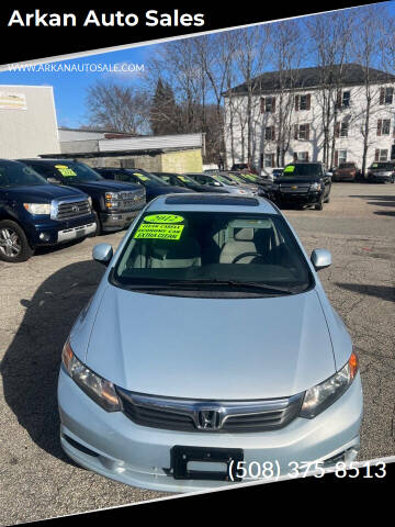 2012 Honda Civic for sale at Arkan Auto Sales in Worcester MA