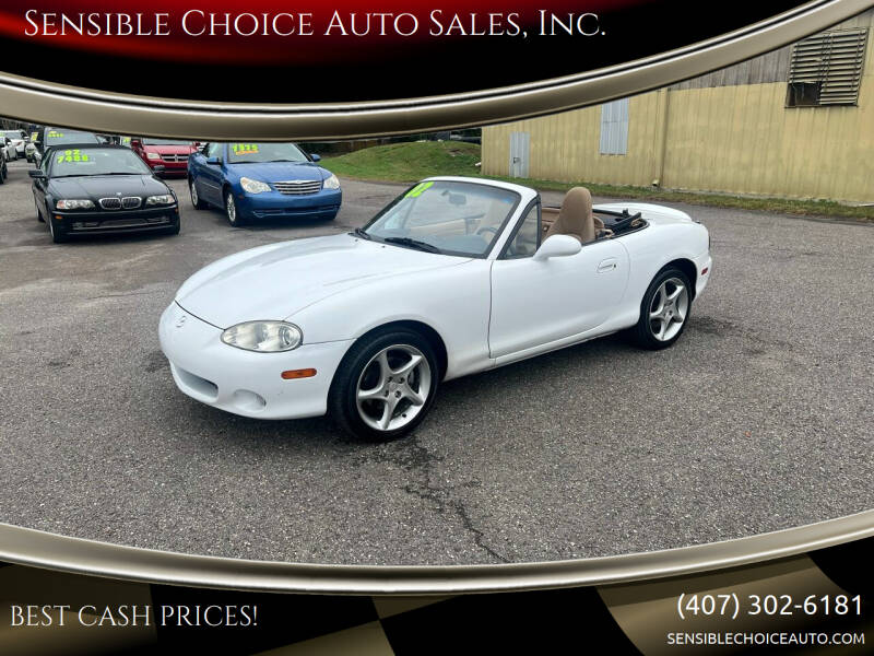 2002 Mazda MX-5 Miata for sale at Sensible Choice Auto Sales, Inc. in Longwood FL