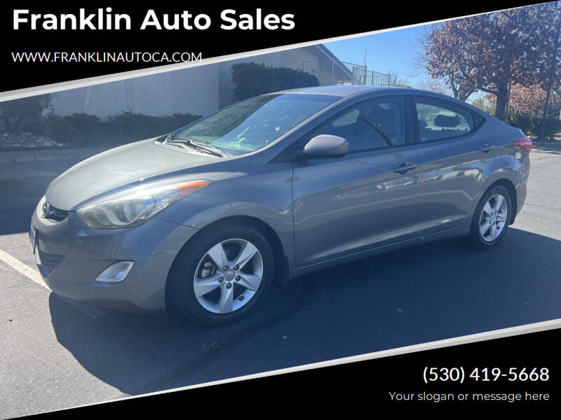 2013 Hyundai Elantra for sale at Franklin Auto Sales in Yuba City CA