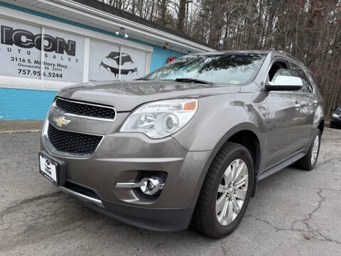 2011 Chevrolet Equinox for sale at ICON AUTO SALES in Chesapeake VA