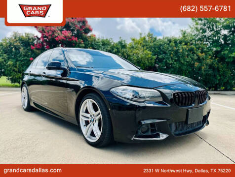 2016 BMW 5 Series for sale at GRAND CARS in Dallas TX