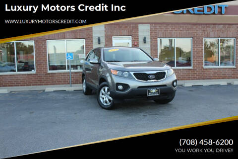 2013 Kia Sorento for sale at Luxury Motors Credit Inc in Bridgeview IL