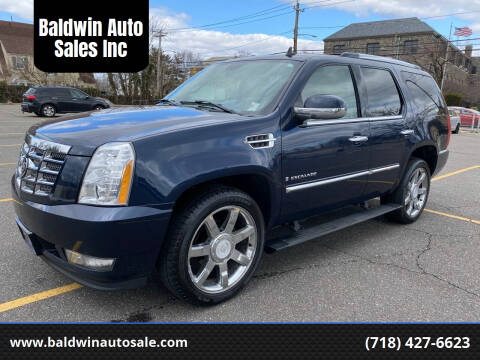 2007 Cadillac Escalade for sale at Baldwin Auto Sales Inc in Baldwin NY