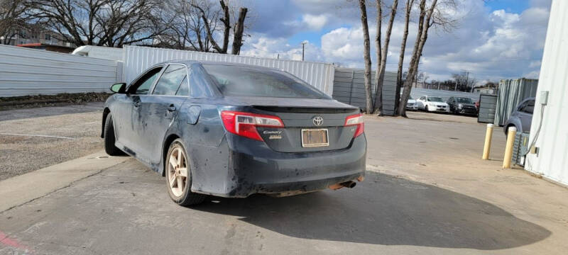 Used 2012 Toyota Camry SE with VIN 4T1BF1FKXCU599911 for sale in Dallas, TX