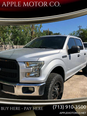 2016 Ford F-150 for sale at APPLE MOTOR CO. in Houston TX