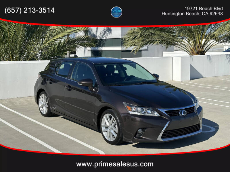 2016 Lexus CT 200h for sale at Prime Sales in Huntington Beach CA