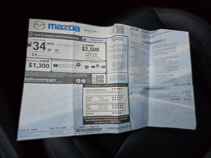 2016 Mazda MAZDA3 i Grand Touring